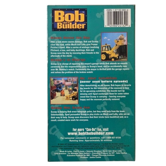 Bob The Builder Scoops Favorite Adventures VHS With 4 Episodes NOS Sealed 2003 - Picture 2 of 10